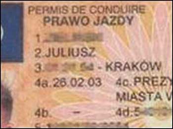 prawo jazdy